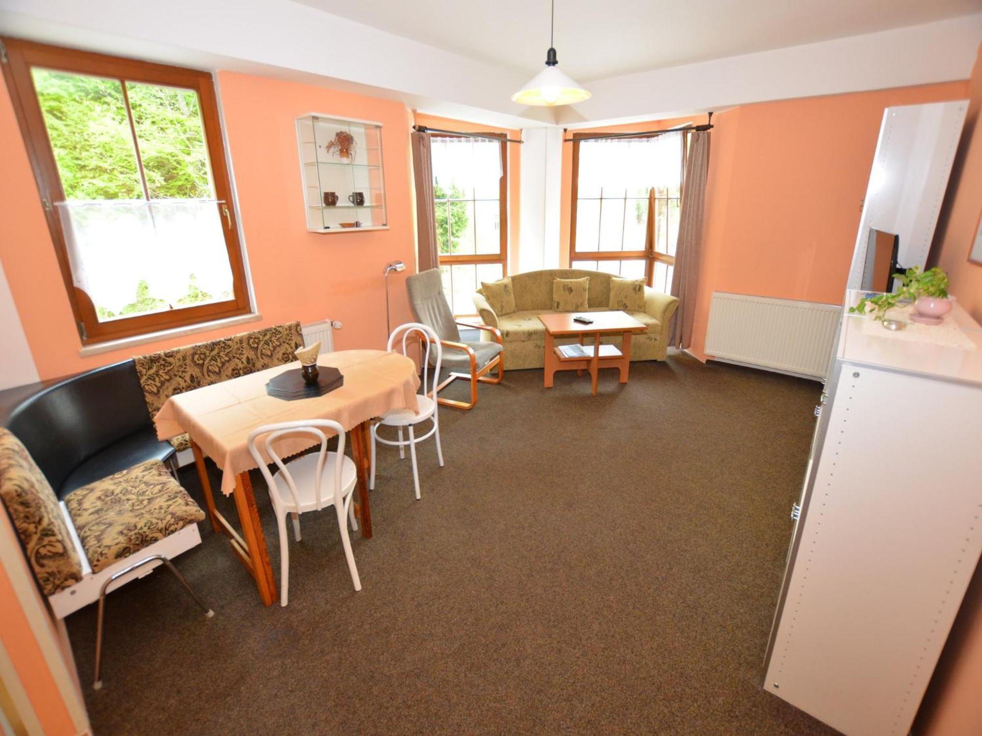 Snug Apartment In Jachymov Near Ski Area Kültér fotó