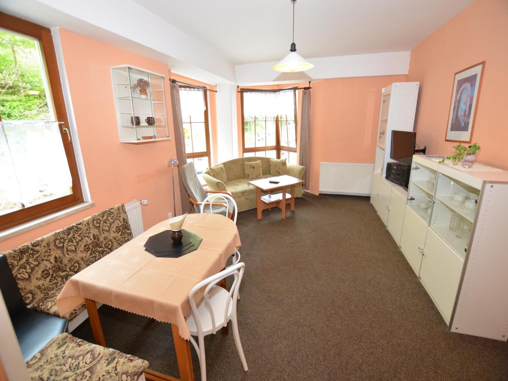Snug Apartment In Jachymov Near Ski Area Kültér fotó